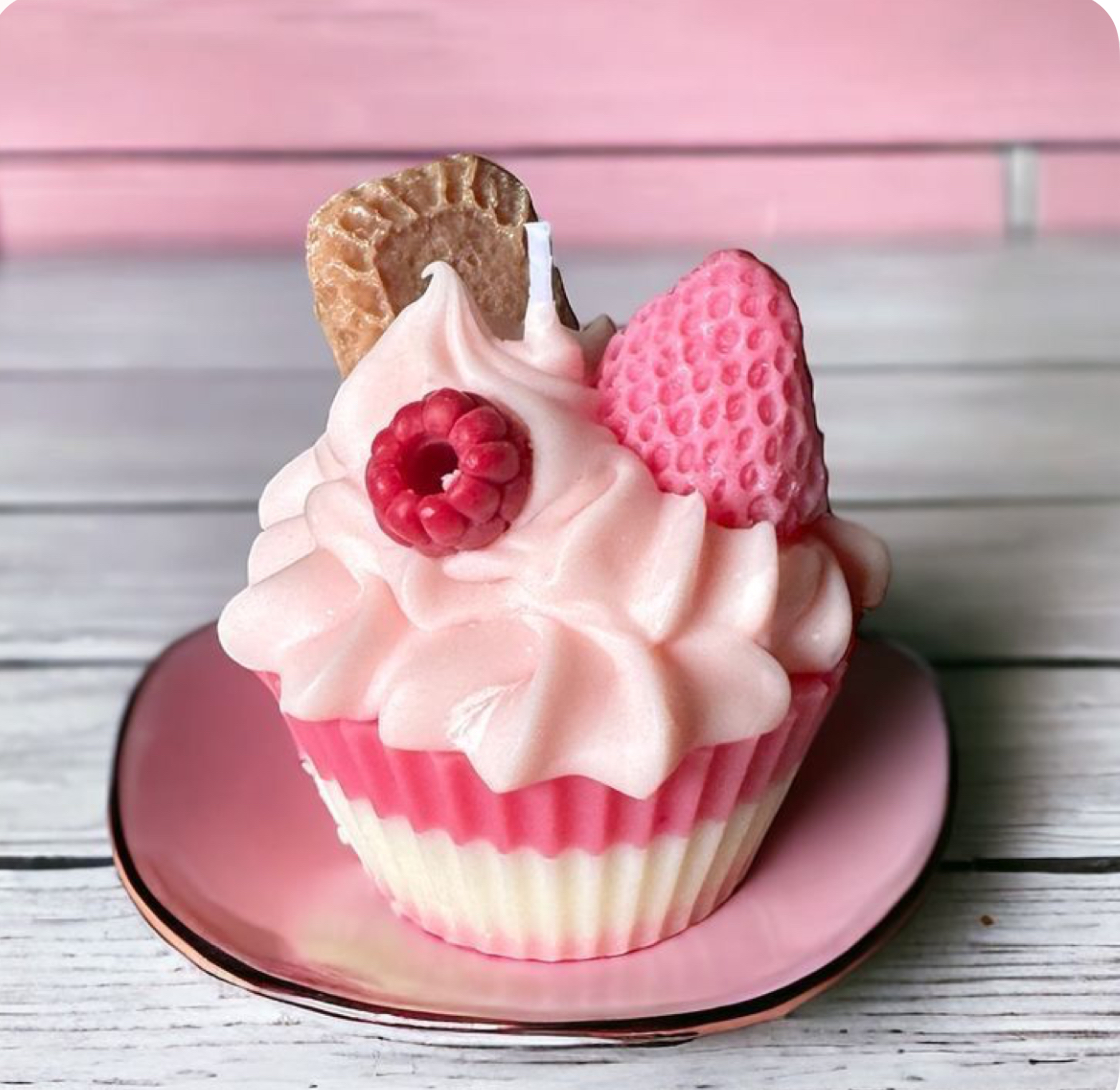 "Cupcake fraise"